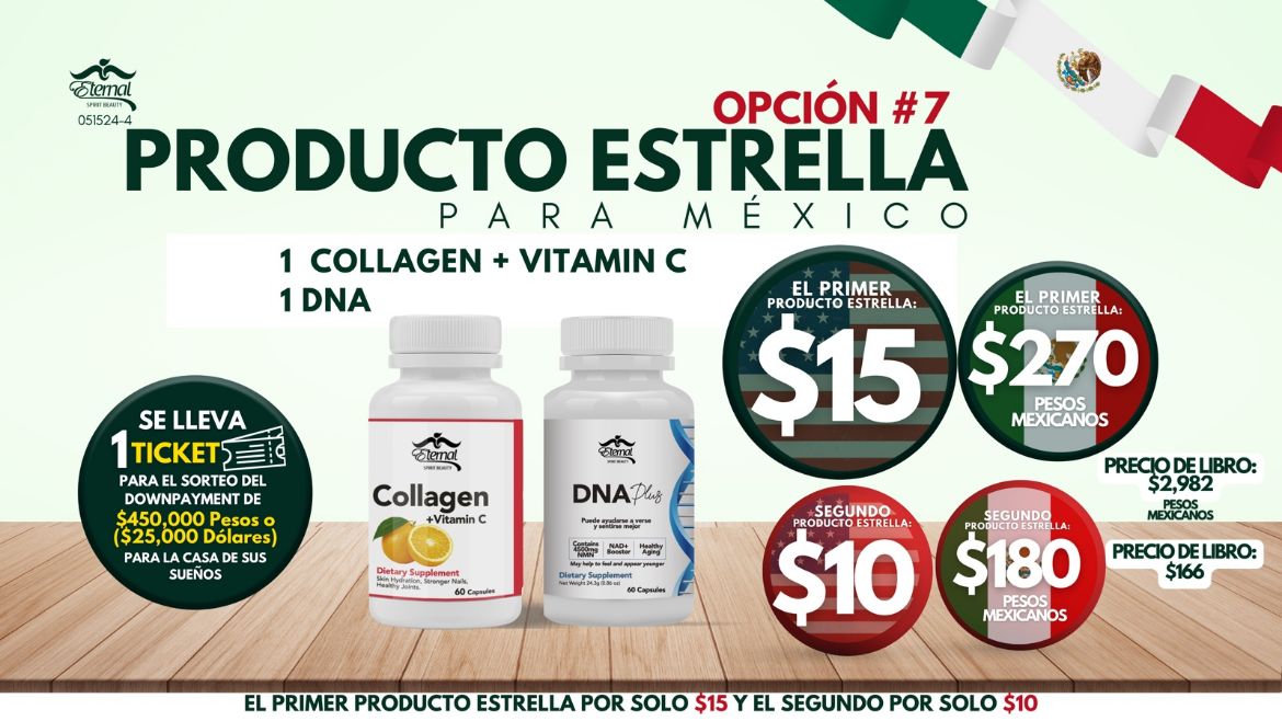 Imagen de Promocion 051524-4 (1 E) Producto Estrella para Mexico Opcion #7 (Vitaminas) 122623 (Primero)